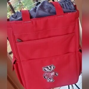 Picnic Time Collegiate University of Wisconsin Badgers Tote‎